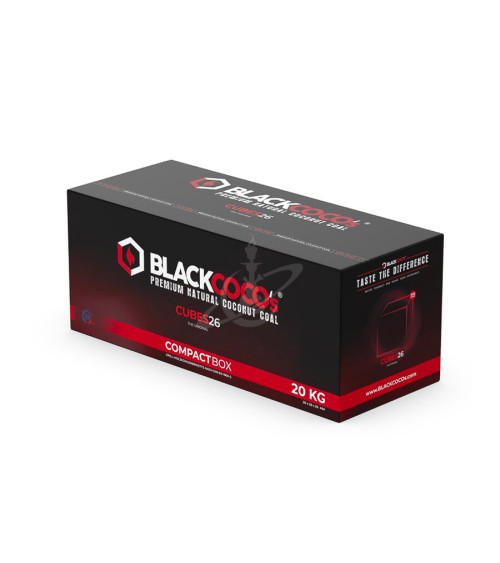Carbones naturales Black Coco (26mm) - cajón 20kg