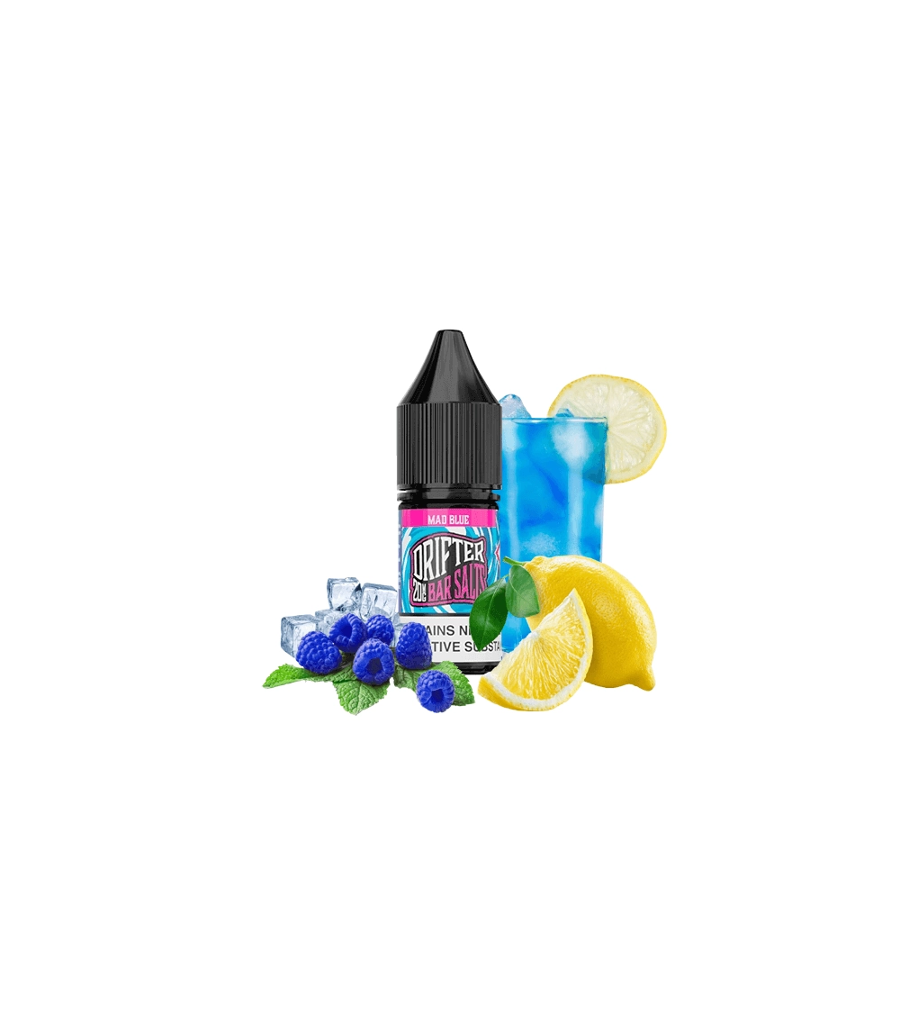 Juice Sauz Drifter Bar Salts Blue Razz Lemonade Ice 10ml 20mg