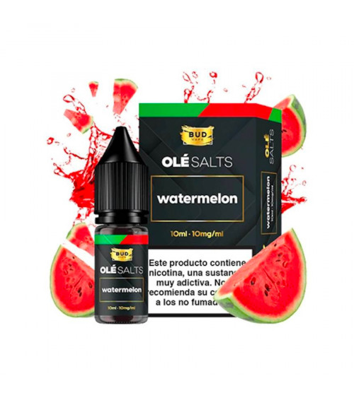 Bud Vape OLÉ Salts Watermelon 10mg 10ml