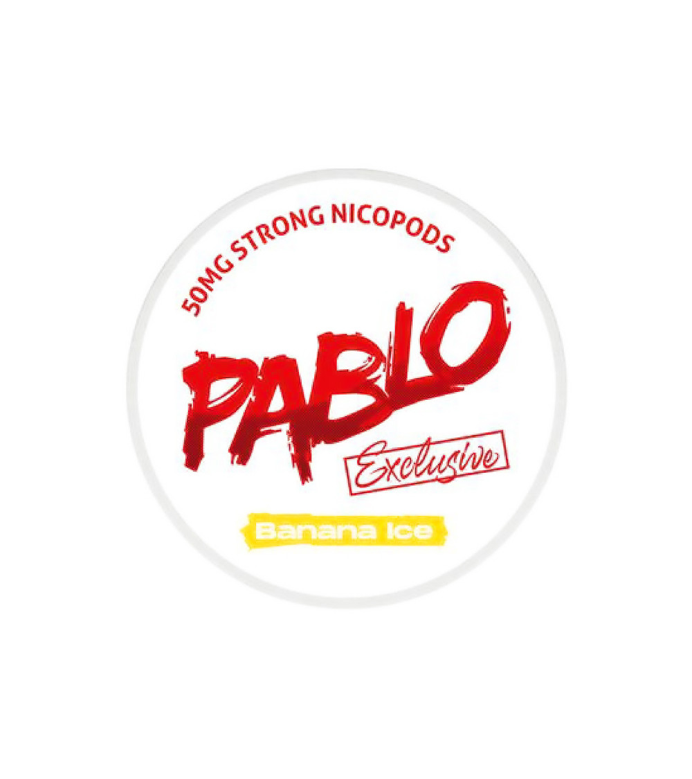 Bolsitas de nicotina PABLO Exclusive BANANA ICE