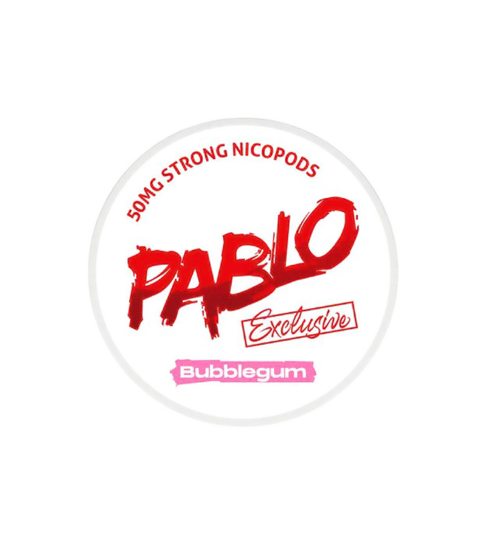 Bolsitas de nicotina PABLO Exclusive BUBBLEGUM