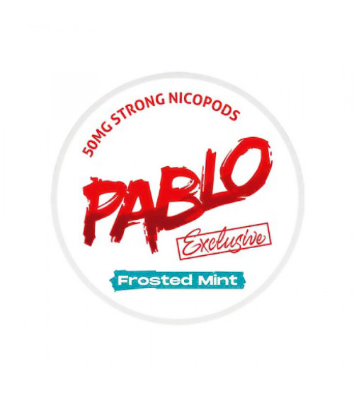 Bolsitas de nicotina PABLO Exclusive FROSTED MINT
