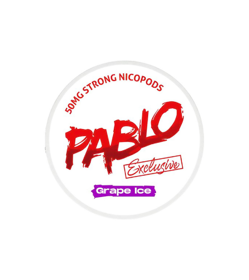 Bolsitas de nicotina PABLO Exclusive GRAPE ICE