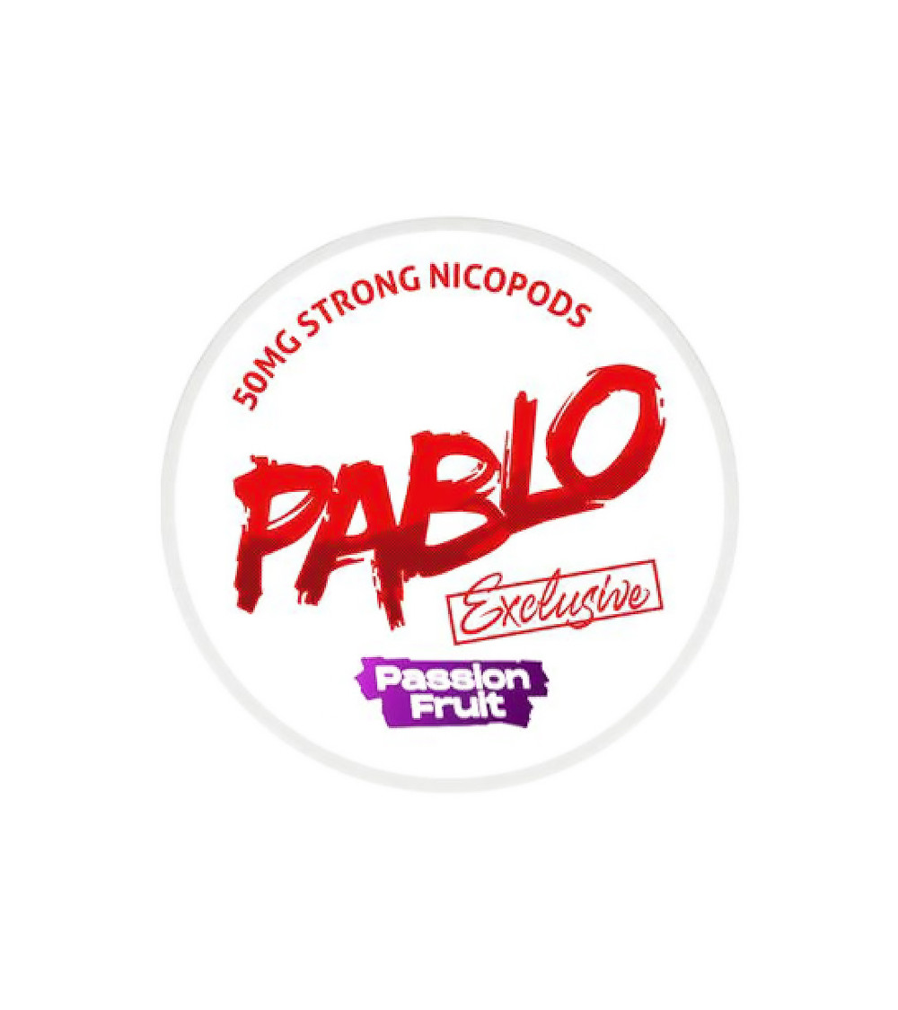 Bolsitas de nicotina PABLO Exclusive PASSION FRUIT