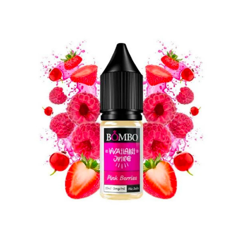 Bombo Nic Salt Wailani Juice Pink Berries 10ml 10mg