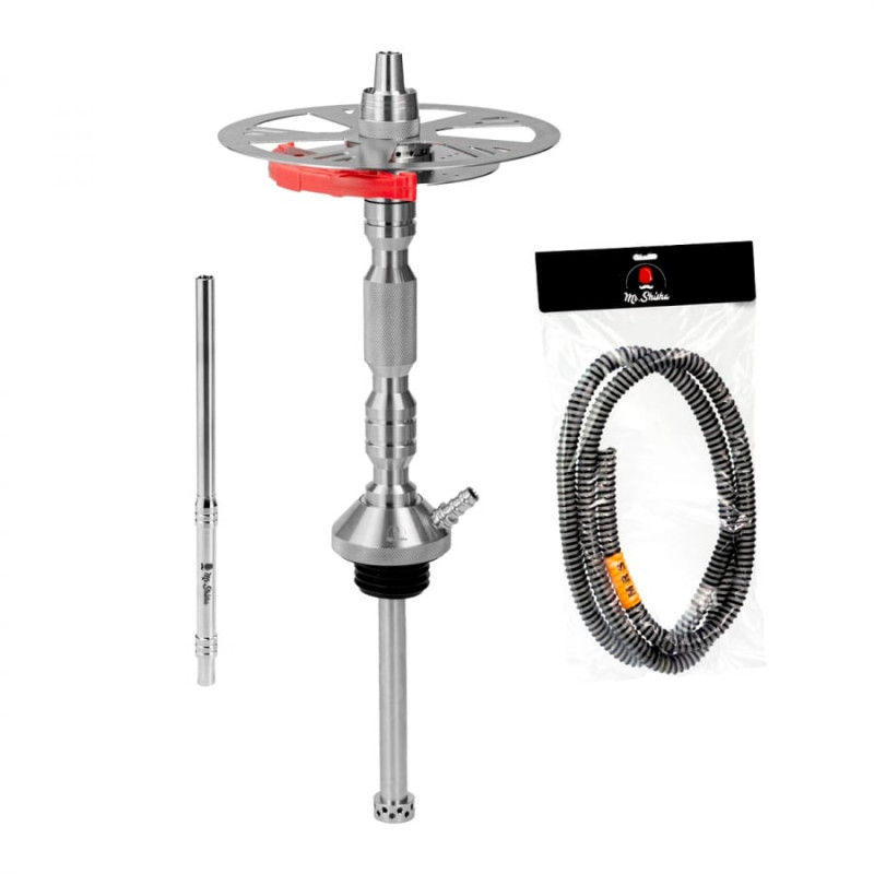 Cachimba Mr Shisha MRS Ahmadrazo (Silver Red)