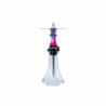 Cachimba Diana Hookah Mikro Rosa Azul Blanco