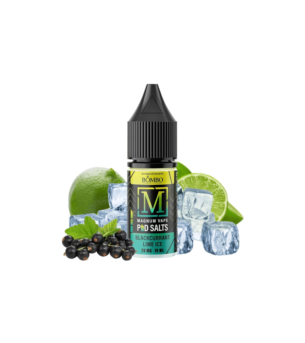 Magnum Vape by Bombo Salts Blackurrant Lime Ice 20mg 10ml