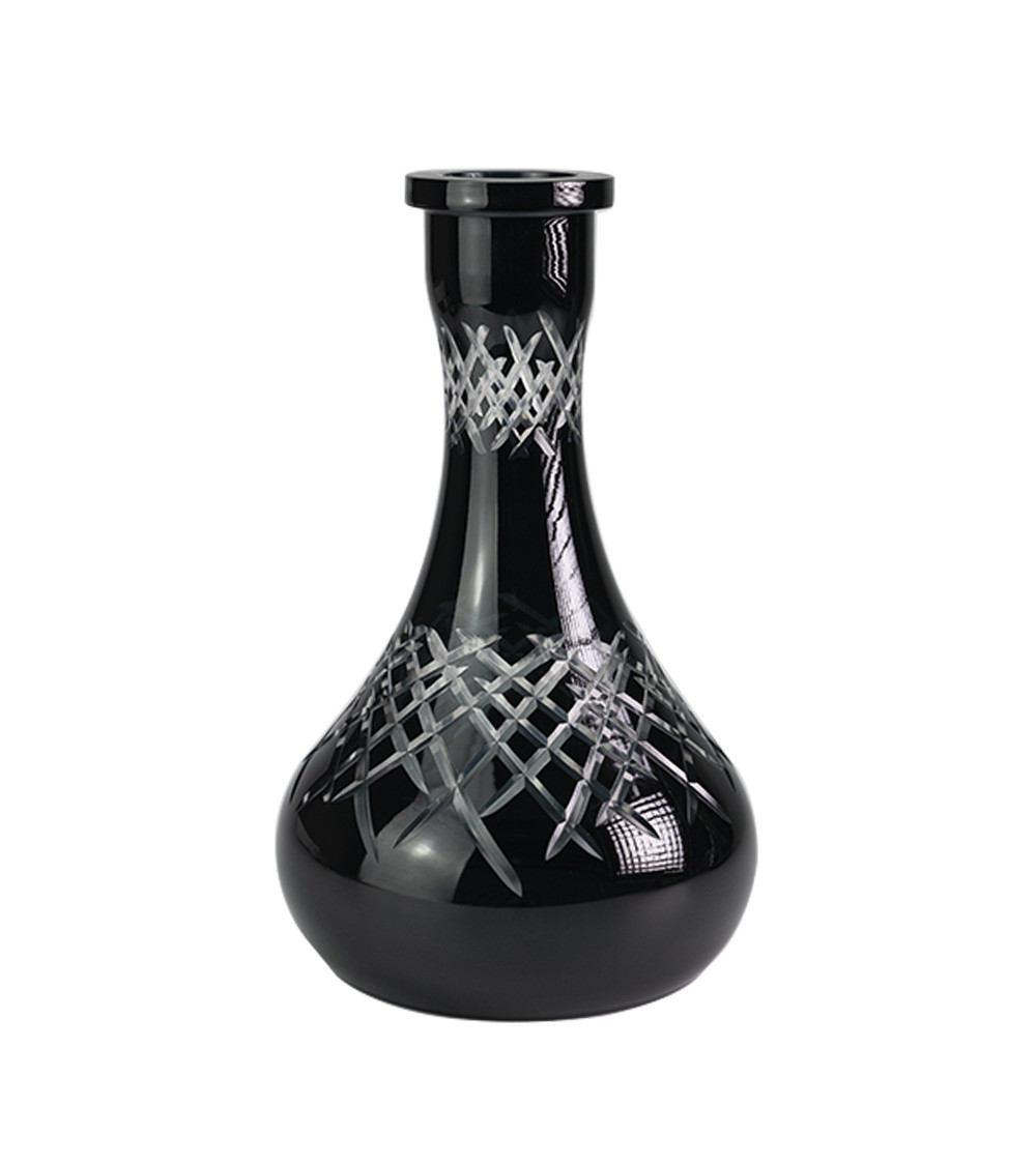 Base de cristal grande tallada Mr Shisha Dark Ice