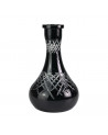 Base de cristal grande tallada Mr Shisha Dark Ice