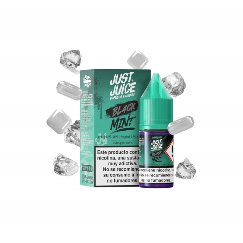 Just Juice Salt Mint Range Black 10ml 10mg