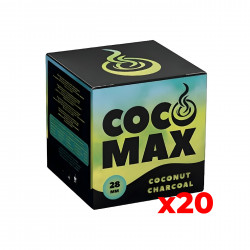 [Pack 20Kg] Carbón Natural Coco Max (28mm)  1kg