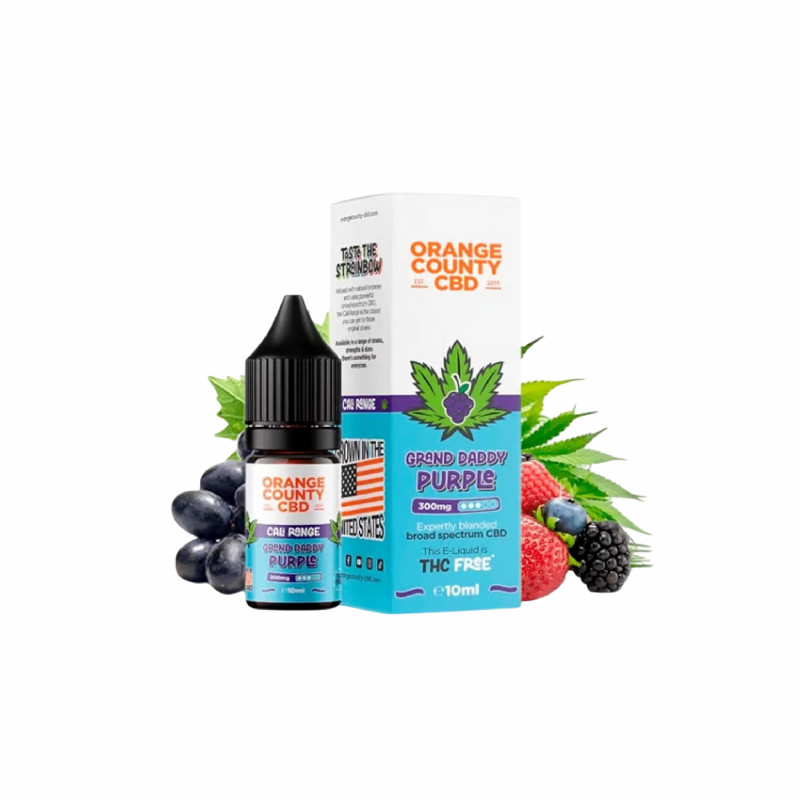 Orange County CBD Grand Daddy Purple 300mg 10ml