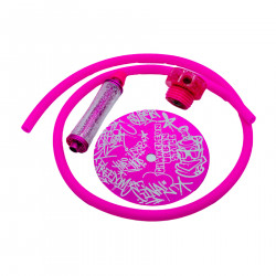 Imagen de los accesorios de la Cachimba Chameleon Urban Style Rosa