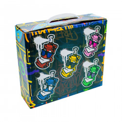 Imagen de la caja de la Cachimba Chameleon Urban Style Azul