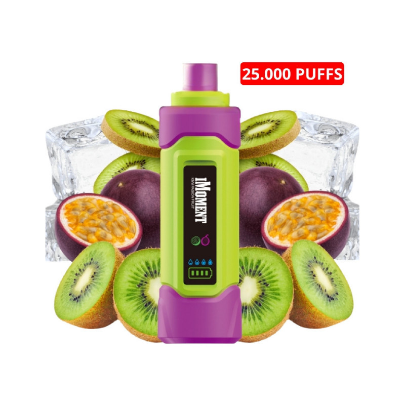 Imagen del Pod Desechable Imoment Xixa Kiwi Fruta de la Pasión 25000 Zero Nicotine Imagen del Pod Desechable Imoment Xixa Kiwi Fruta de la Pasión 25000 Zero Nicotine
