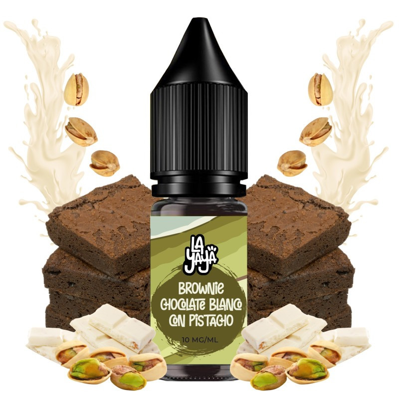 La Yaya Salts Brownie Chocolate Blanco con Pistacho 10ml 10mg