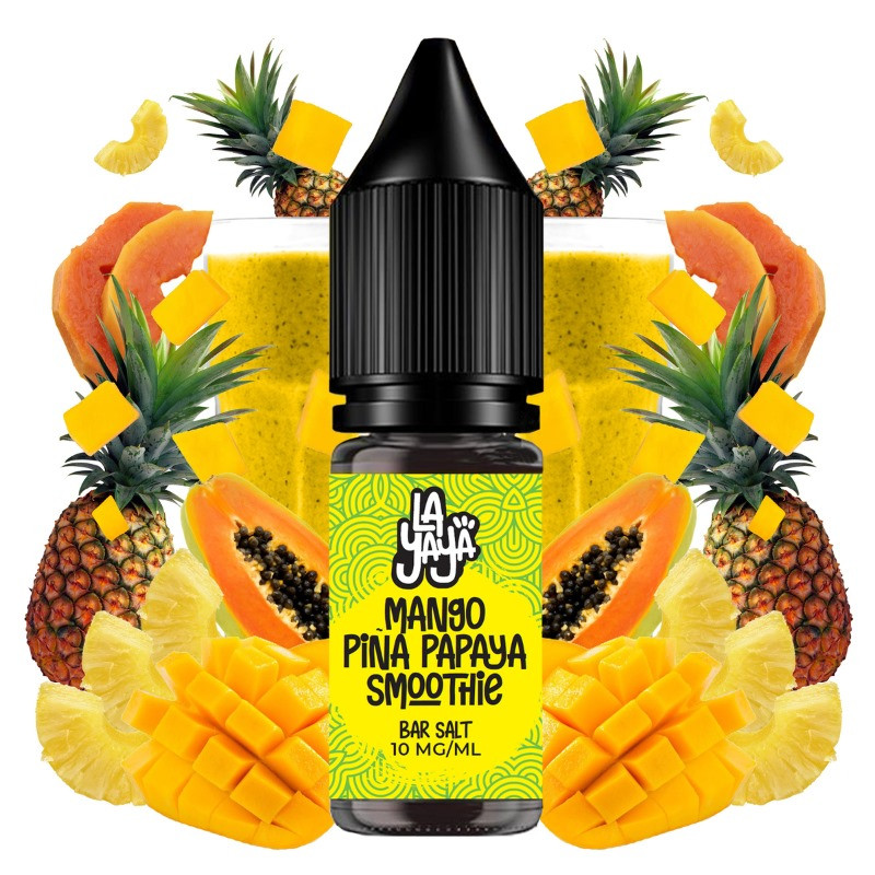 La Yaya Salts Mango Piña y Papaya Smothie 10ml 10mg