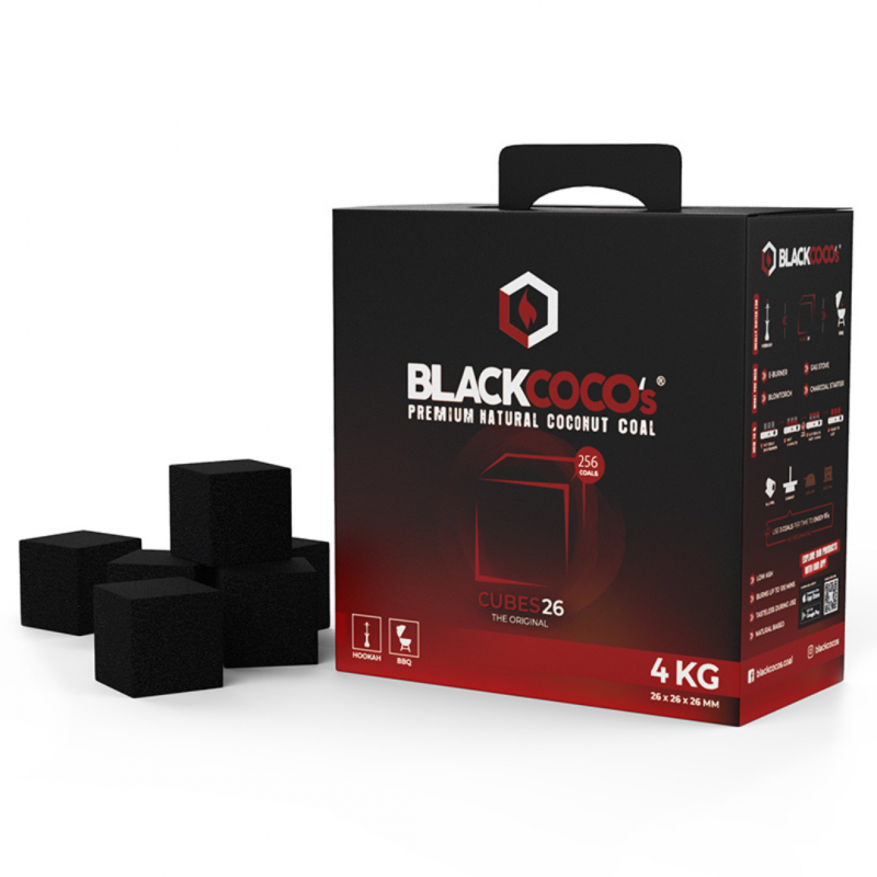 [Pack 4kg] Carbones naturales Black Coco (26mm)
