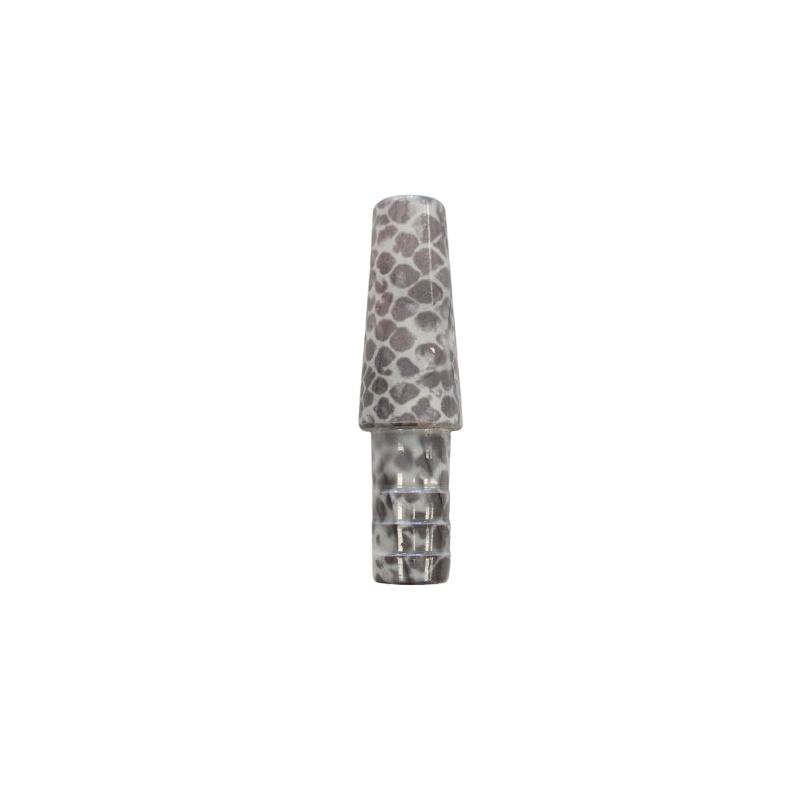 Conector de manguera piel de serpiente blanco