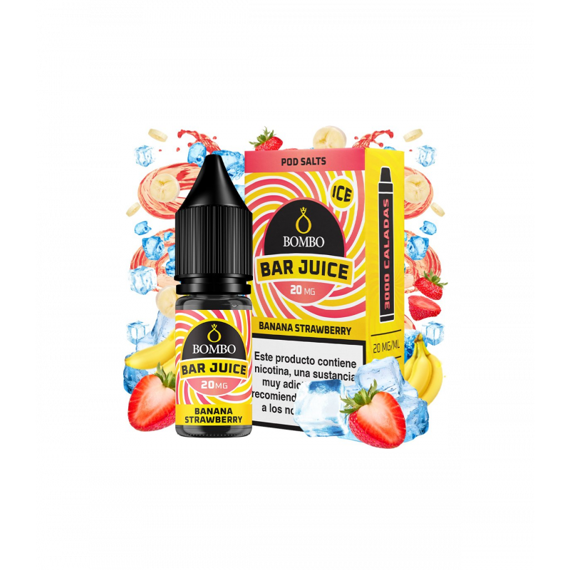 Bombo Bar Juice Banana Strawberry 10ml 20mg