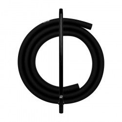 Manguera de Cachimba Helium Moebius Silver