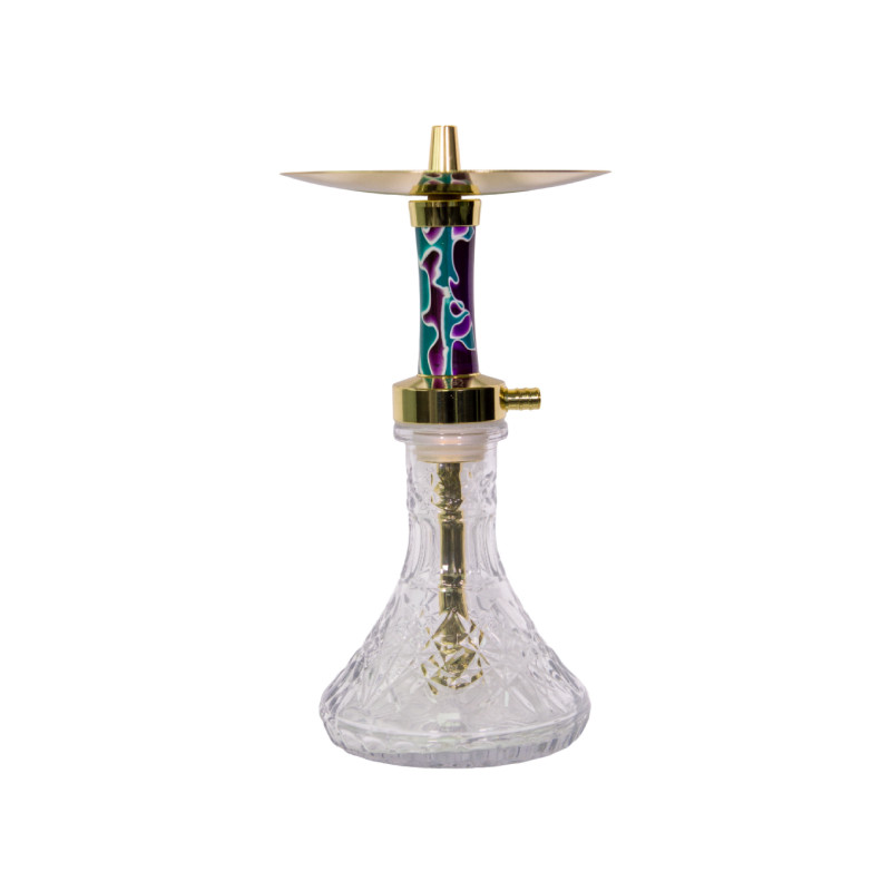 Cachimba Helium Moebius Gold Edition Green Purple