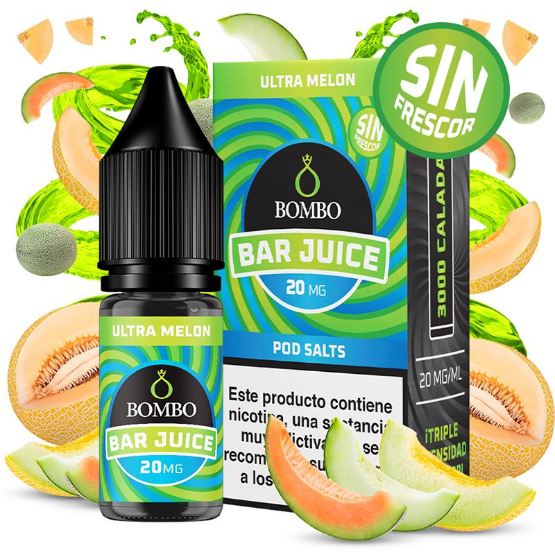 Bombo Bar Juice Ultra Melon ( sin frescor) 10ml 20mg