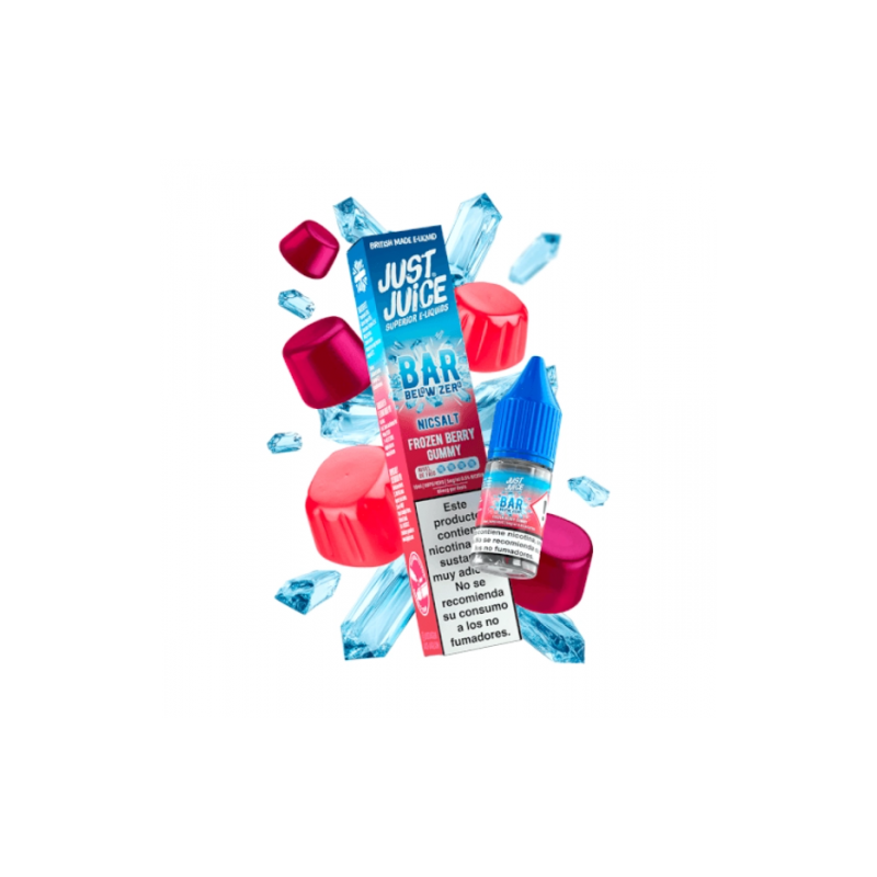 Just Juice Bar Below Zero Salts Frozen Berry Gummy 10mg 10ml