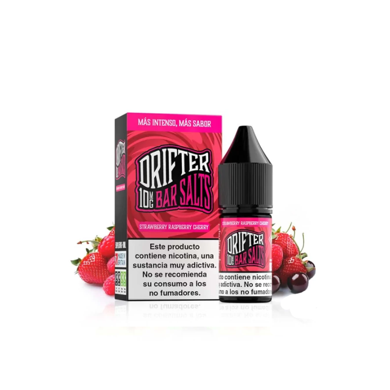 Juice Sauz Drifter Bar Salts Strawberry Raspberry Cherry Ice 10ml 10mg