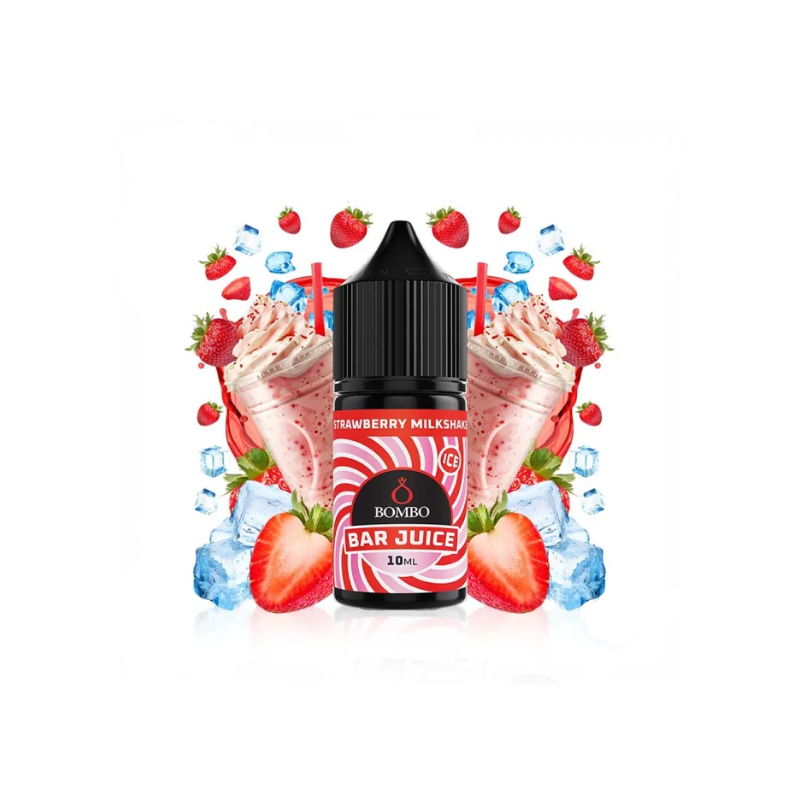 Aroma Strawberry Milkshake Ice Bar Juice By Bombo 10ml/30ml (Minilongfill)