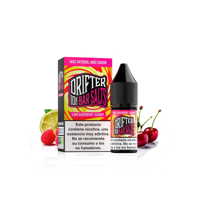 Juice Sauz Drifter Bar Salts Lime Raspberry Cherry 10ml 10mg