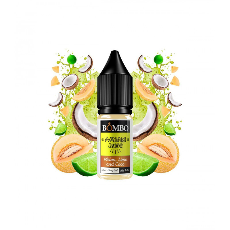 Bombo Nic Salt Wailani Juice Melon Lime & Coco 10ml 20mg