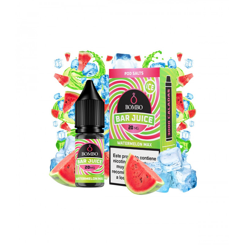 Bombo Bar Juice Watermelon Max Ice 10ml 0mg