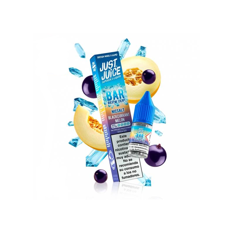 Just Juice Bar Below Zero Salts Blackurrant Melon 20mg 10ml