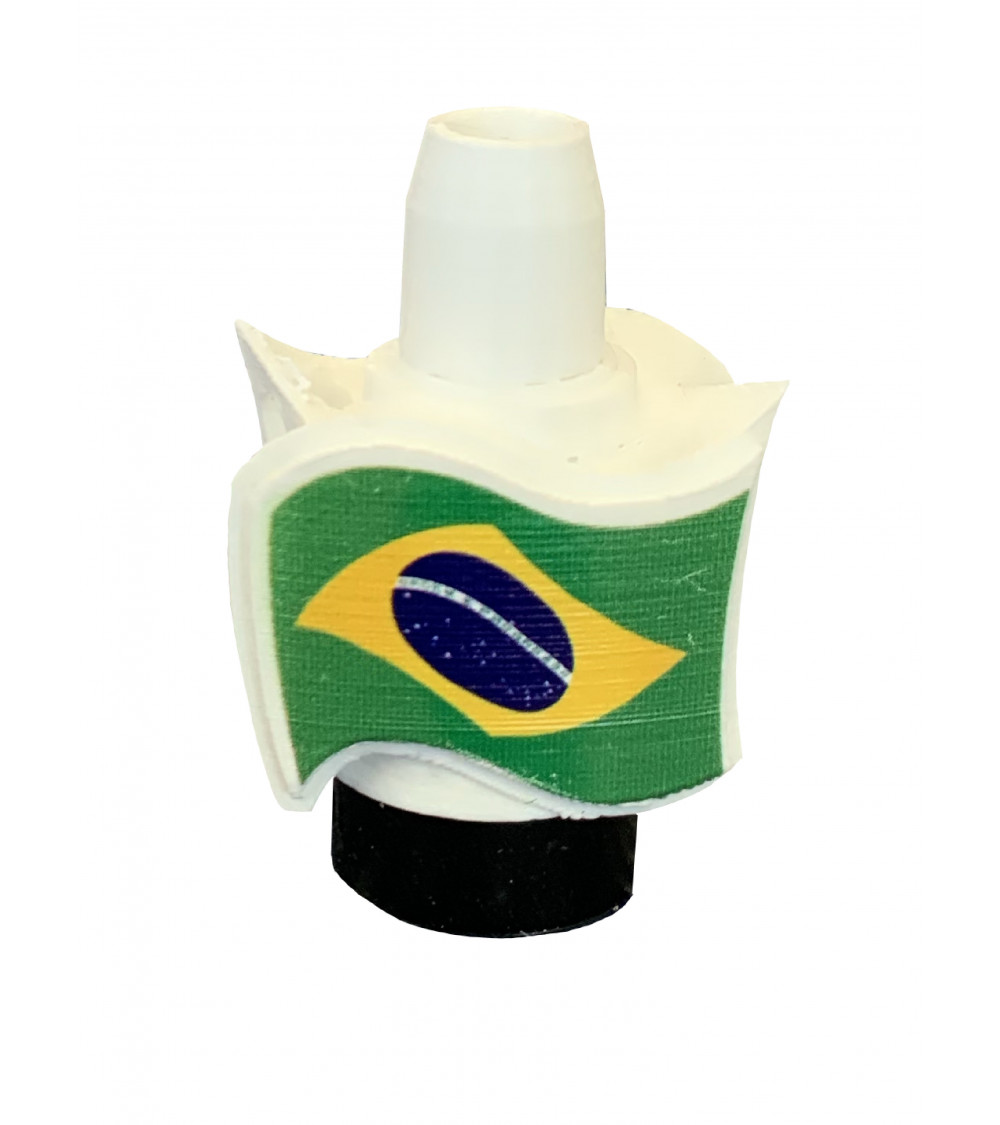 Boquilla 3D Bandera Brasil