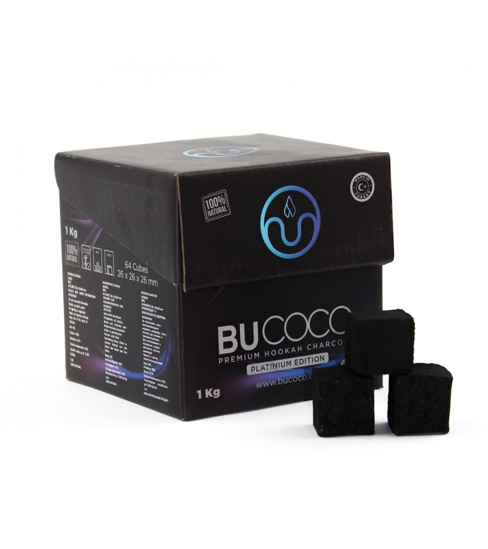 Carbones naturales Bucoco (26mm) - 1kg