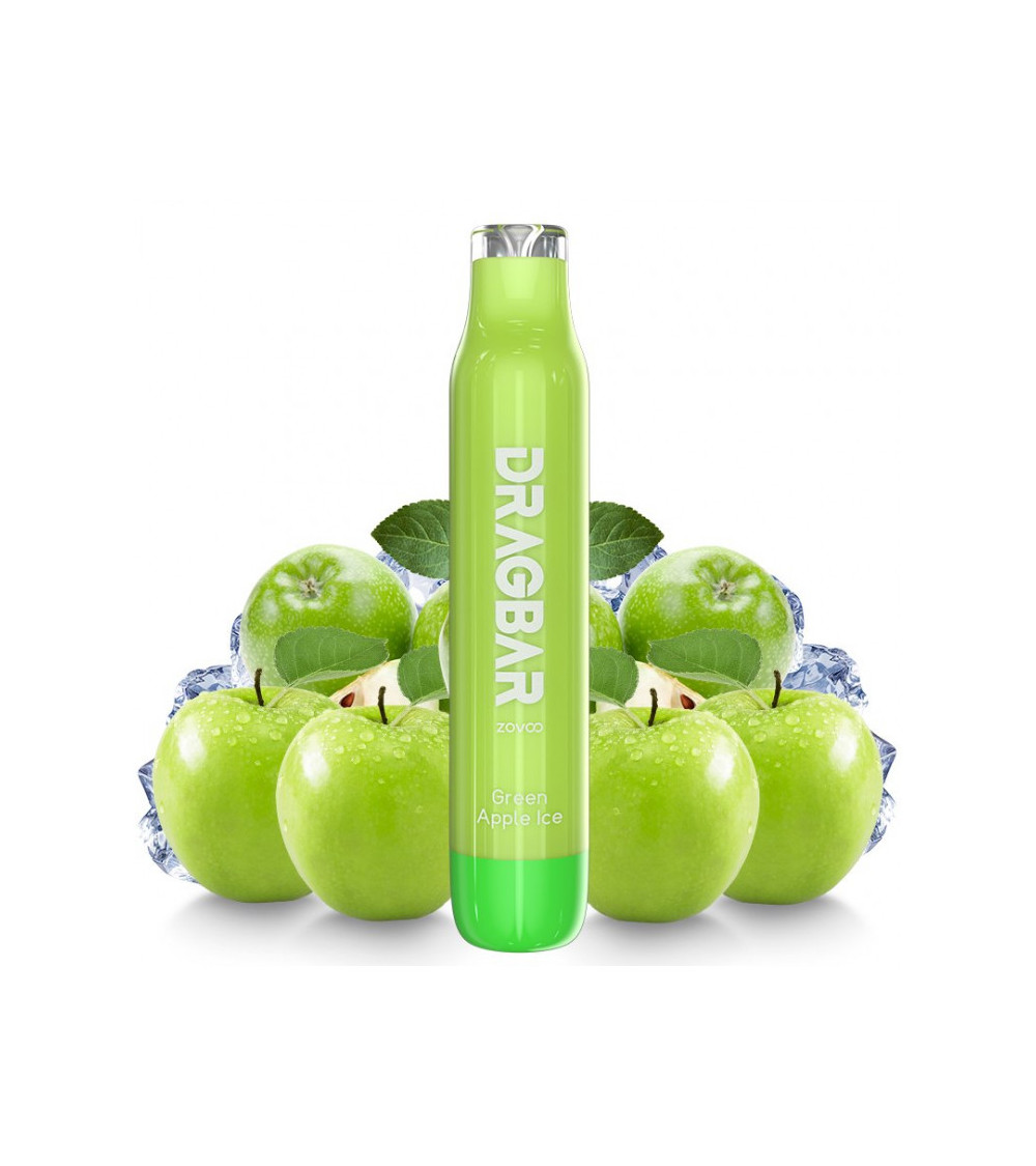 Pods Desechable Voopoo Zovoo Dragbar 600 Green Apple 20mg