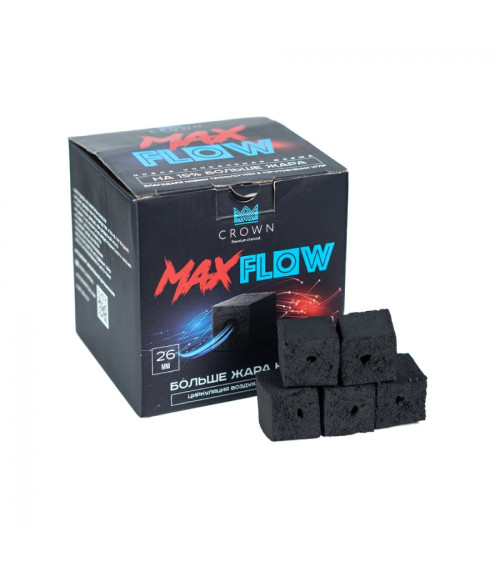 [Pack 4kg] Carbones naturales Crown Max Flow (26mm)