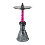 Cachimba Mr Shisha Baby Pro rosa y negra, cachimba pequeña para principiantes España