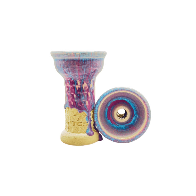 Cazoleta turca TGS HighStorm multicolor con diseño artesanal y base amarilla