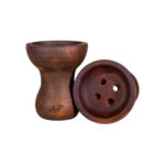 Cazoleta turca Helium Bowl x Raf Shisha Moloko Bowl de madera, ideal para cachimbas