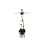 Cachimba Amotion Valve premium modelo 23 blanca con válvula negra