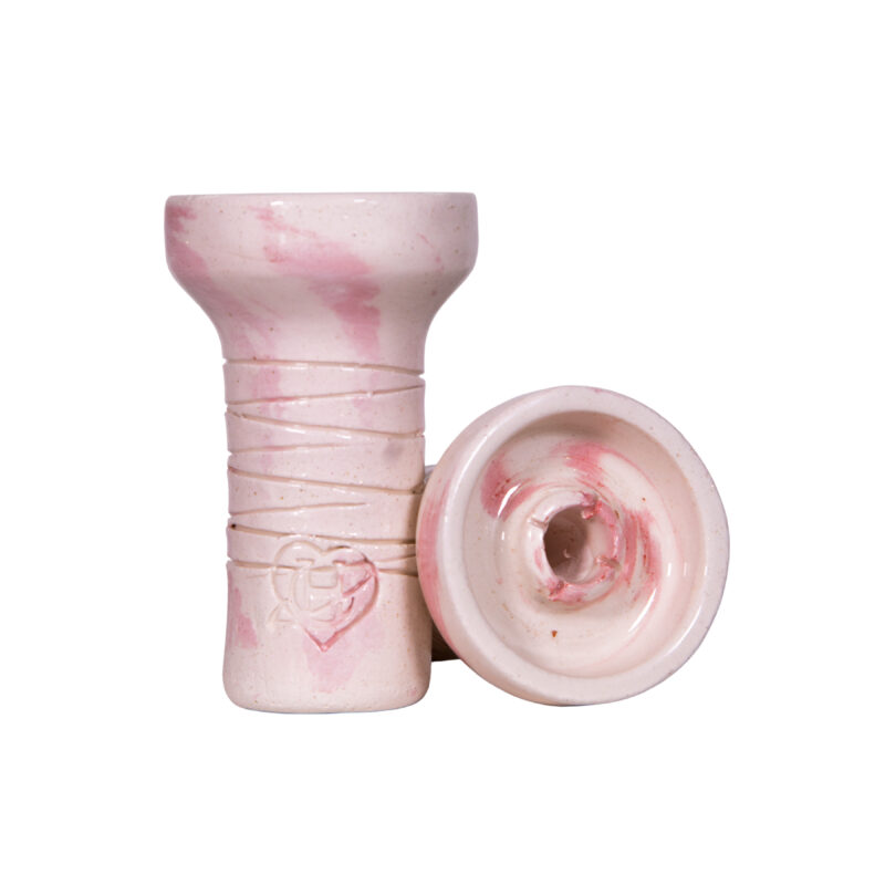 Cazoleta turca Helium Bowl Temptations rosa con diseño de corazón y decoración exclusiva