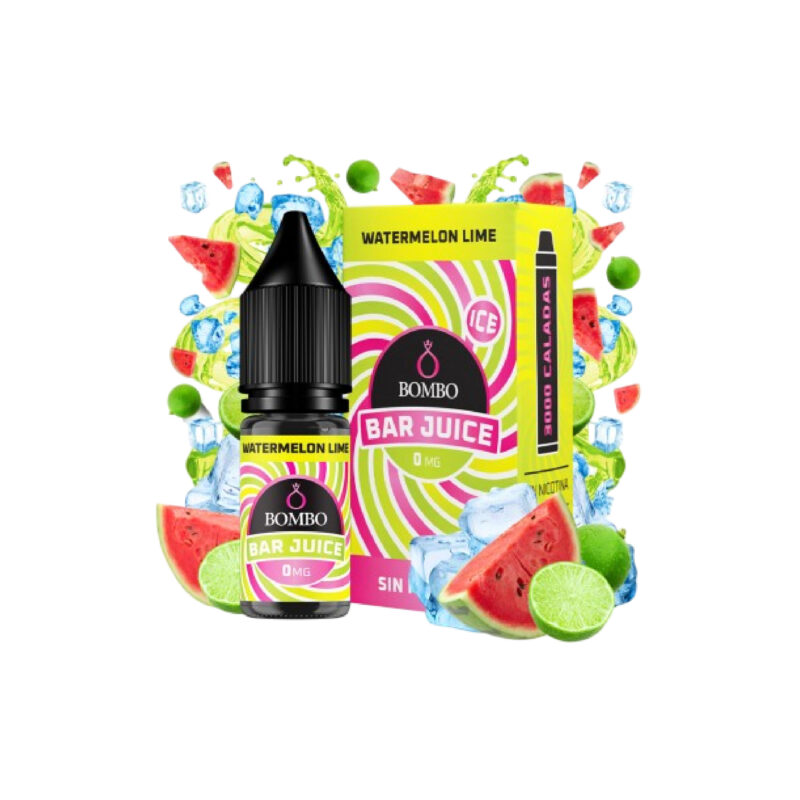 Bombo Bar Juice Watermelon Lime Ice 10ml 20mg - Líquido Nicotina Sales