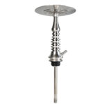 Cachimba Iron Dash acero inoxidable, cachimba mediana española de calidad premium