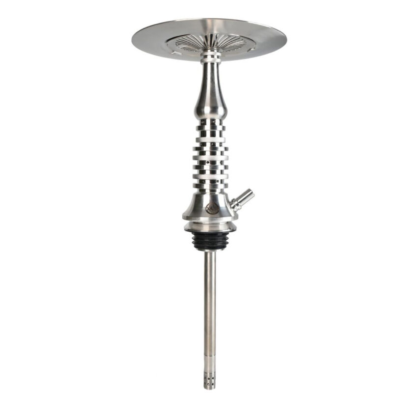 Cachimba Iron Dash acero inoxidable, cachimba mediana española de calidad premium