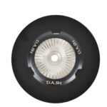 Cachimba Iron Dash negra con diseño moderno, cachimba mediana de calidad premium