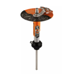 Cachimba Elbomber CS premium España - diseño naranja y negro con tubo acero inoxidable