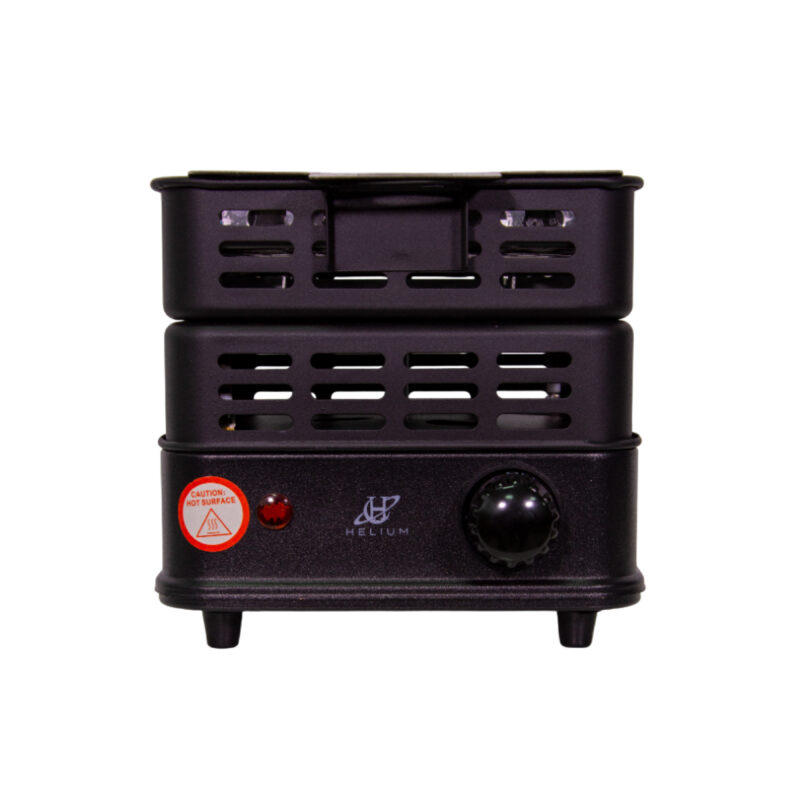 Hornillo Helium Cesta 1000w gestor de calor eléctrico para cachimbas color negro